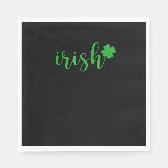 Serviette En Papier Irish St Patrick Day Hommes Saint-Patricks Sham (Devant)