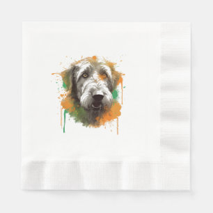 Serviette En Papier Irish Wolfhound