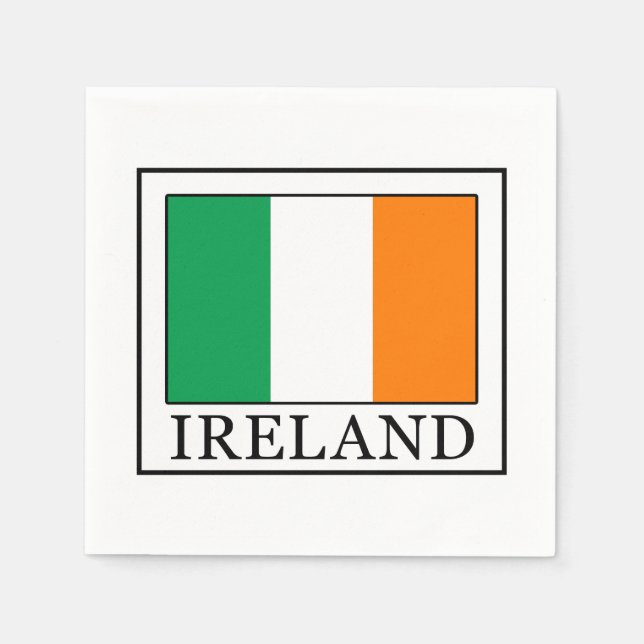 Serviette En Papier Irlande (Devant)