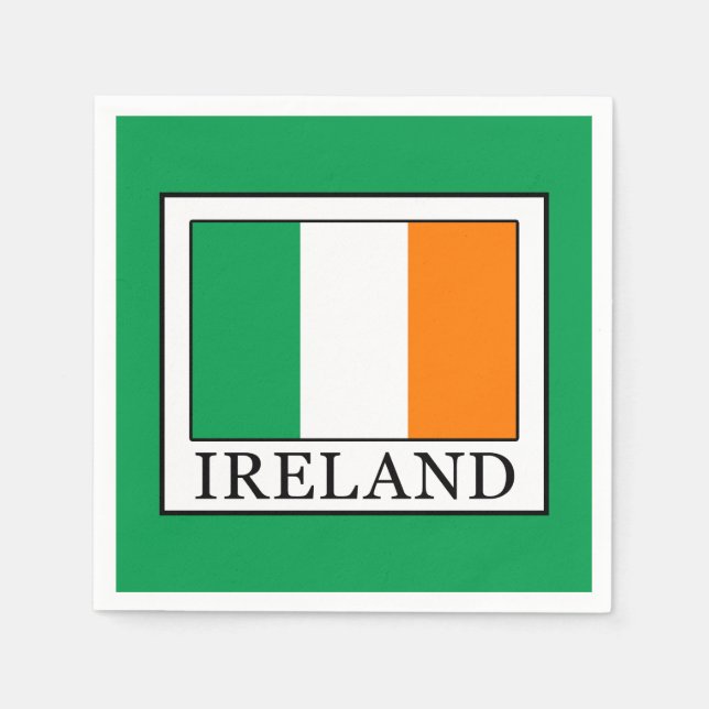 Serviette En Papier Irlande (Devant)