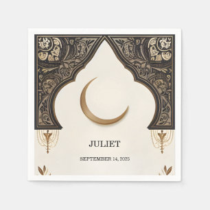 Serviette En Papier Islam Nikah Arabe Walima Fête de Fiançailles Musul