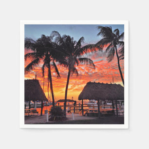 Serviette En Papier Islamorada, coucher de soleil de Floride