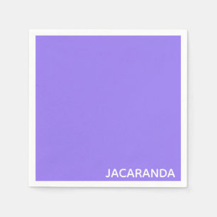 Serviette En Papier Jacaranda purple color