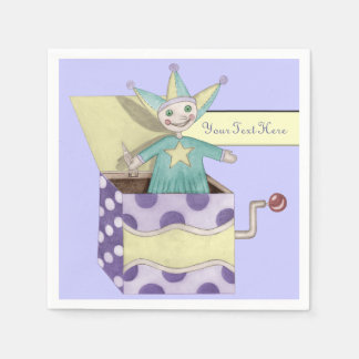 Serviette En Papier Jack-in-the-Box - Jouets traditionnels (pastel)