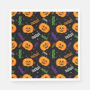 Serviette En Papier Jack-O'-Lanterns