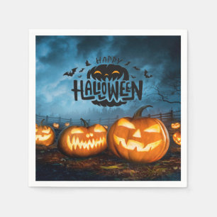 Serviette En Papier Jack-O-Lanterns