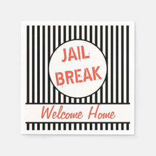 Serviette En Papier Jail Break Bienvenue Accueil