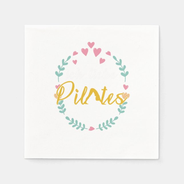 Serviette En Papier J'aime la relaxation de Pilate (Devant)