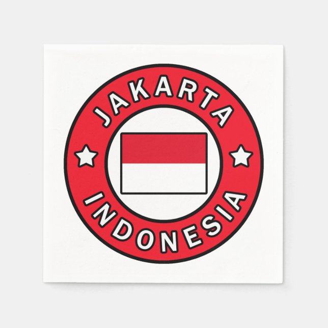 Serviette En Papier Jakarta Indonésie (Devant)