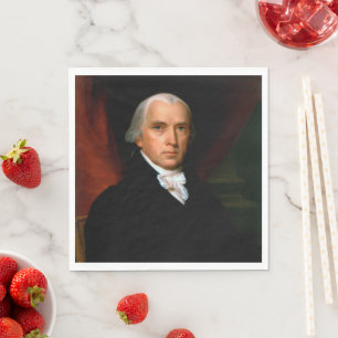 Serviette En Papier James Madison le 4ème président : Amérique colonia