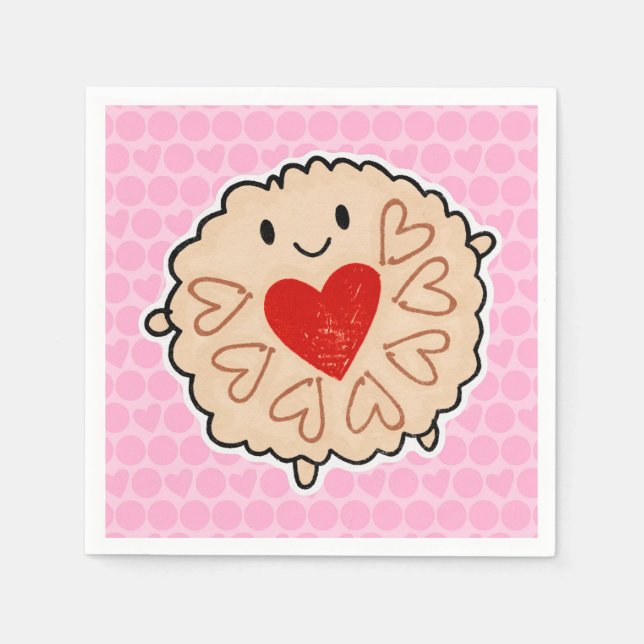 Serviette En Papier Jammie Dodger (Devant)