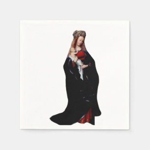 Serviette En Papier Jan van Eyck - La Vierge à l'église Beaux-Arts