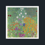 Serviette En Papier Jardin aux fleurs Gustav Klimt Art Vintage Art Nou<br><div class="desc">Gustav Klimt Jardin Fleur Jardin Art Nouveau Vintage Peinture Art Nouveau 1907</div>