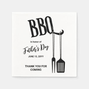 Serviette En Papier Jardin BBQ