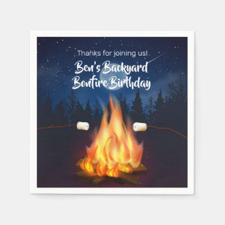 Serviette En Papier Jardin Bonfire Cookout Anniversaire