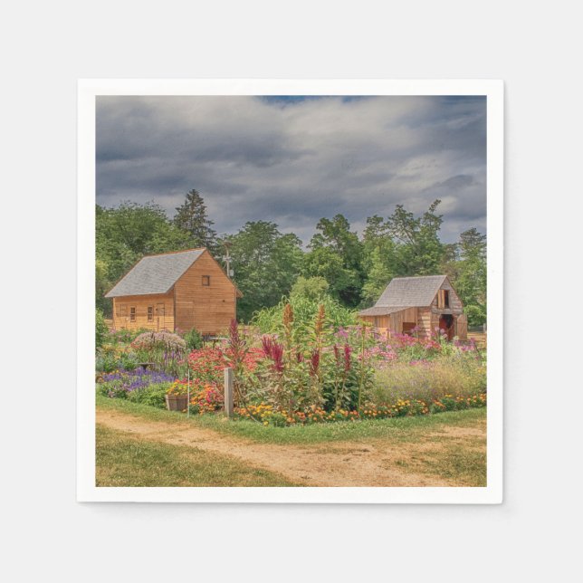 Serviette En Papier Jardin dans les Adirondacks (Devant)