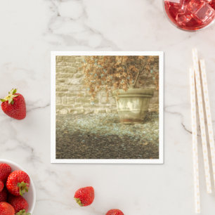 Serviette En Papier Jardin d'automne rustique