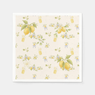 Serviette En Papier Jardin de citron avec souris