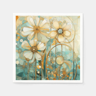 Serviette En Papier Jardin de pêche doux 3