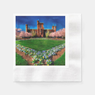 Serviette En Papier Jardin du château de Smithsonian Les fleurs de cer
