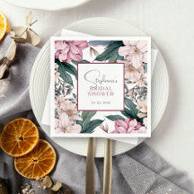 Jardin Fête de Mariage Floral Aquarelle Violet