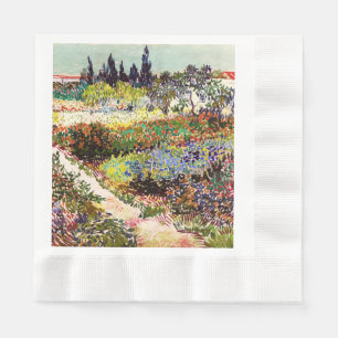 Serviette En Papier Jardin Floral Van Gogh À Arles Art Floral