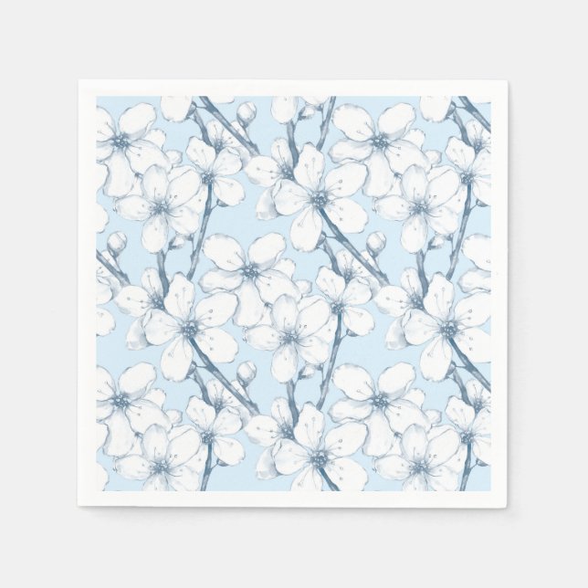 Serviette En Papier Jardin japonais (Devant)