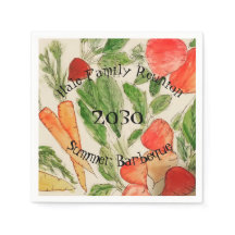 Jardin légumes aquarelle brillant