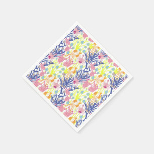 Serviette En Papier Jardin surréaliste
