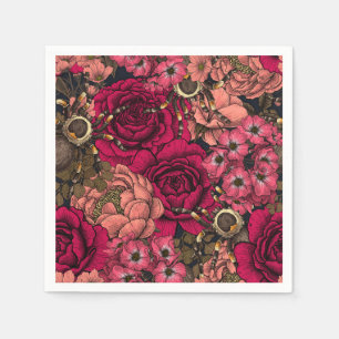 Serviette En Papier Jardin Tarantula 4