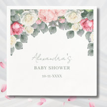 Jardin Vintage rose Baby shower Rose