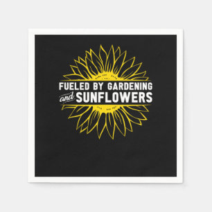 Serviette En Papier Jardinage Fleurs de tournesol