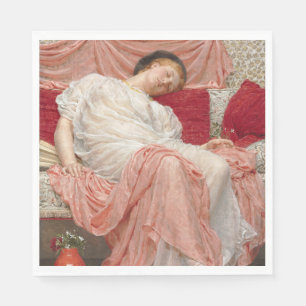 Serviette En Papier Jasmine (Belle Jeune femme qui dort)
