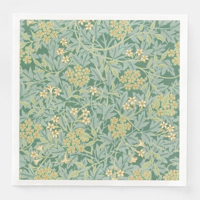 Serviette En Papier Jasmine by William Morris (Devant)