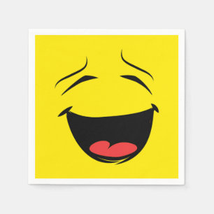 SERVIETTE EN PAPIER JAUNE