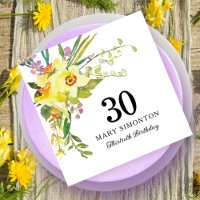 Jaune rustique jonquille 30e anniversaire
