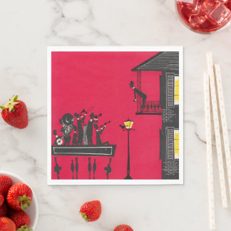 Serviette En Papier Jazz