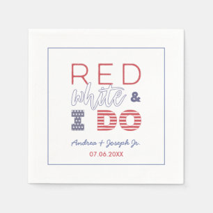 Serviette En Papier Je fais du BBQ 4 juillet Mariage Shower Dîner de r