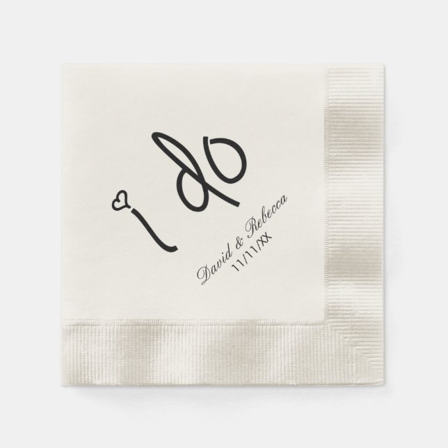 Serviette En Papier je le fais (Devant)