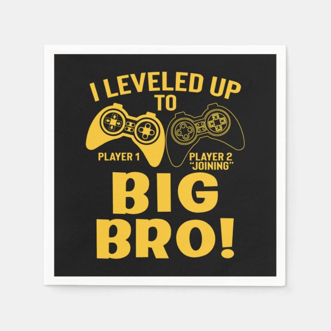Serviette En Papier Je Me Suis Rendu À Big Bro (Devant)