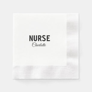 Serviette En Papier Je suis infirmière experte médical ajoutez votre n