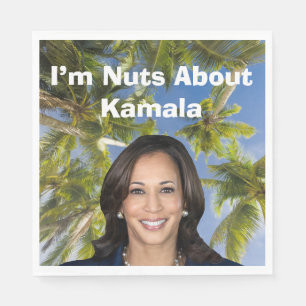 Serviette En Papier Je suis nu à propos de Kamala