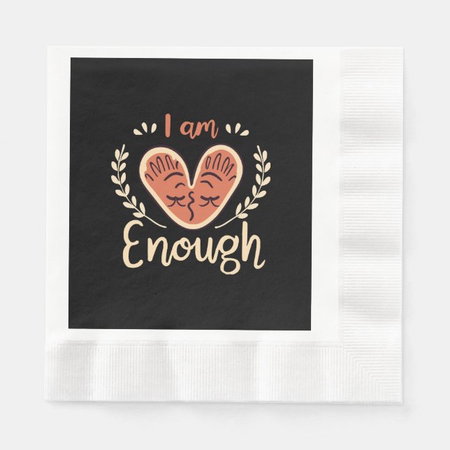 Serviette En Papier Je Suis Suffisant (Devant)