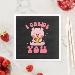 Serviette En Papier Je vous mâche Pizza