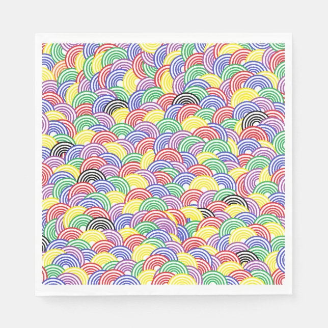 Serviette En Papier Jelly Bean Napkin (Devant)