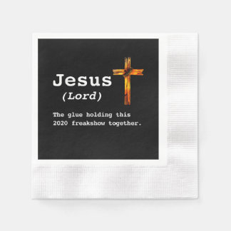 Serviette En Papier Jésus amour | Jésus Seigneur La Colle Tenant Cette