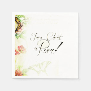 Serviette En Papier Jésus Christ est ressuscité Napkins