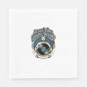 Serviette En Papier Jesus Disque Vinyle Gospel Record Jesus Disque Vin