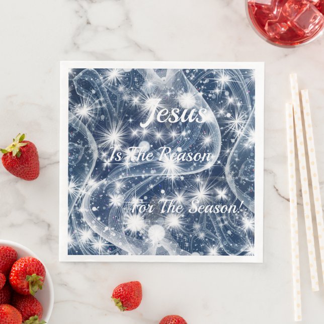 Serviette En Papier Jésus est la raison de la saison de Noël (En situation)