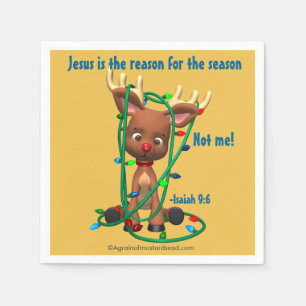 Serviette En Papier Jésus est la raison de Noël de saison